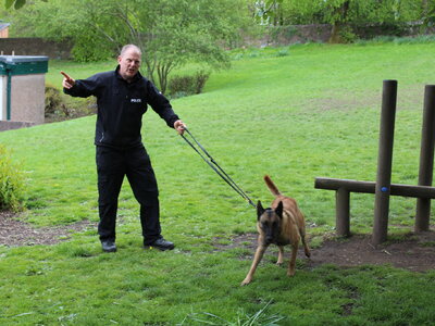 Image of Police Dog Handler Visit