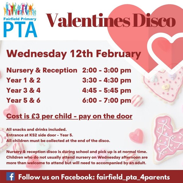Image of PTA Valentines Disco
