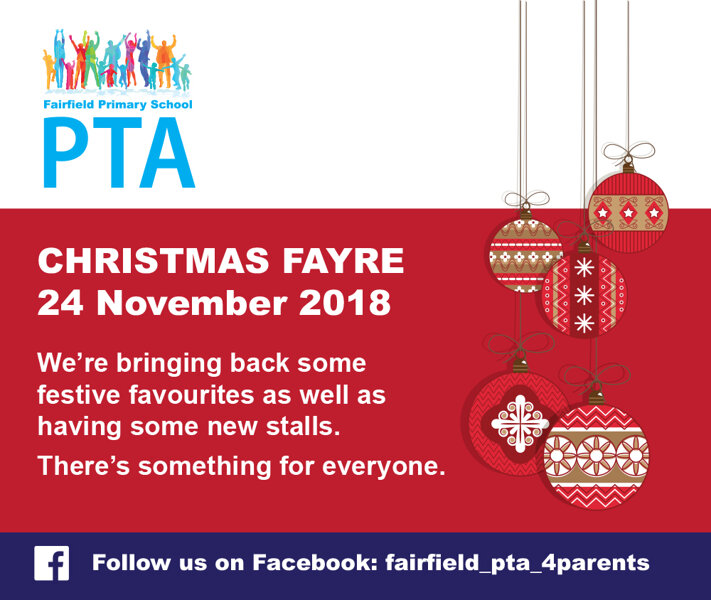 Image of Christmas Fayre Saturday 24/11/18  10am-1pm