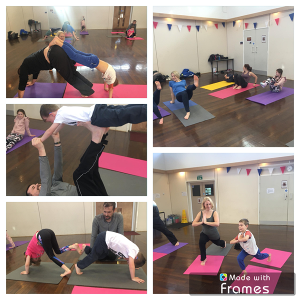 Image of Active Families Yoga is a HUGE SUCCESS